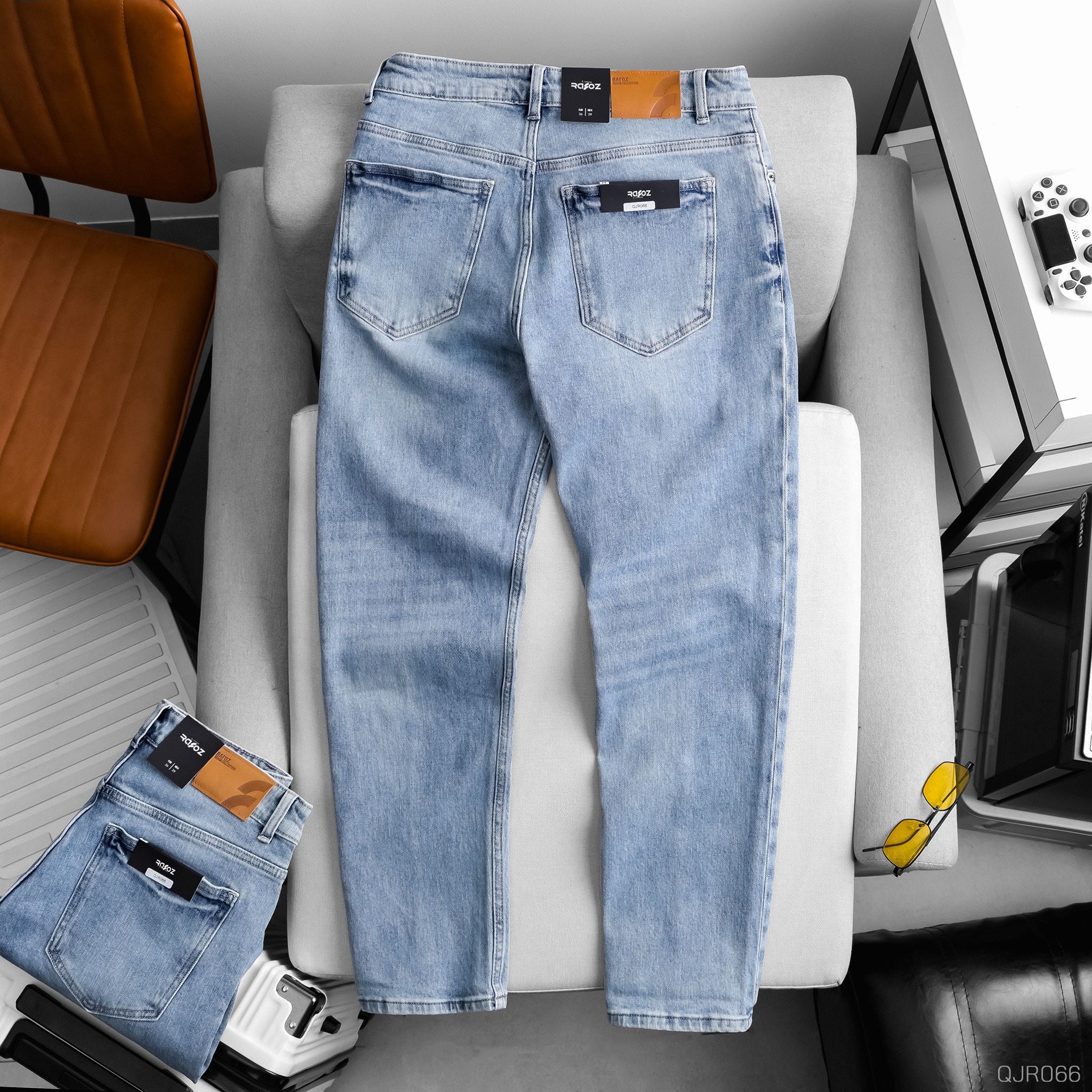  Quần jean RAFOZ Light Blue Relaxed - 066 