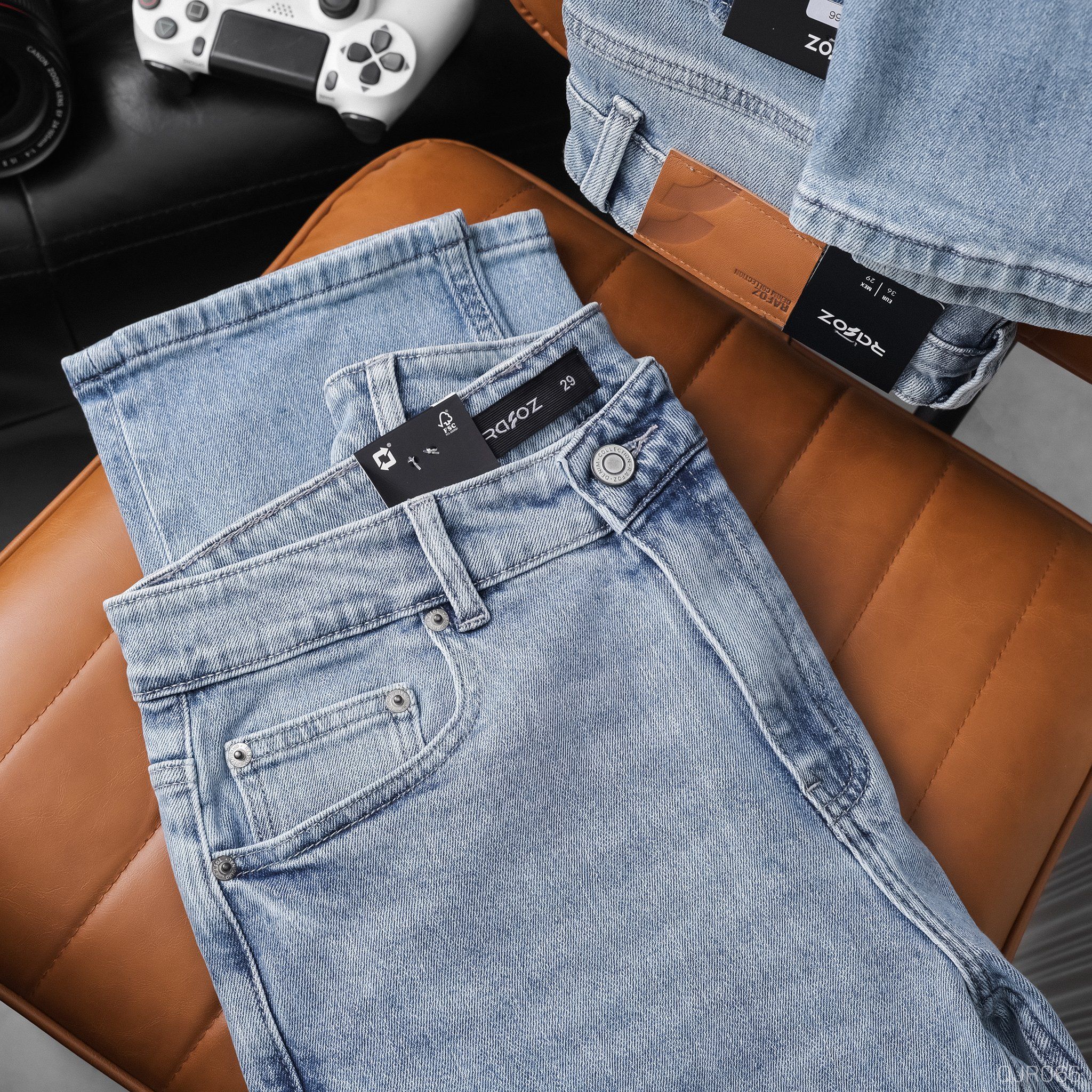  Quần jean RAFOZ Light Blue Relaxed - 066 