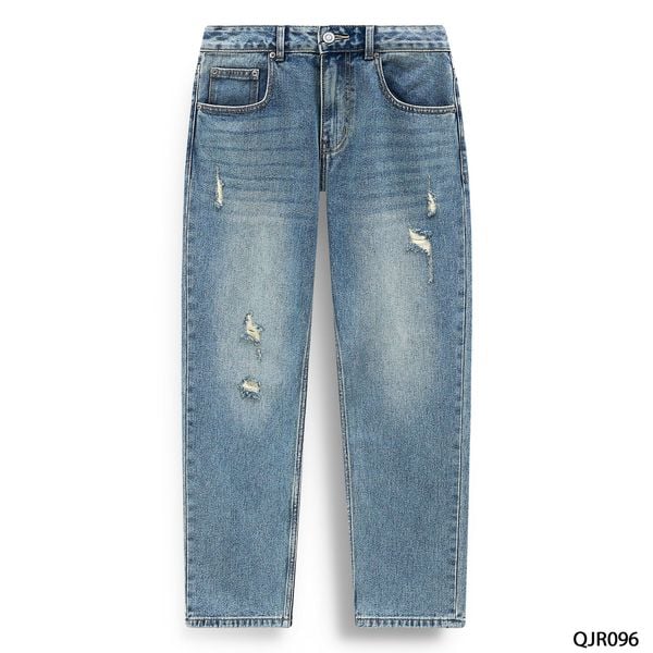  Quần jean dark blue ripped - 096 