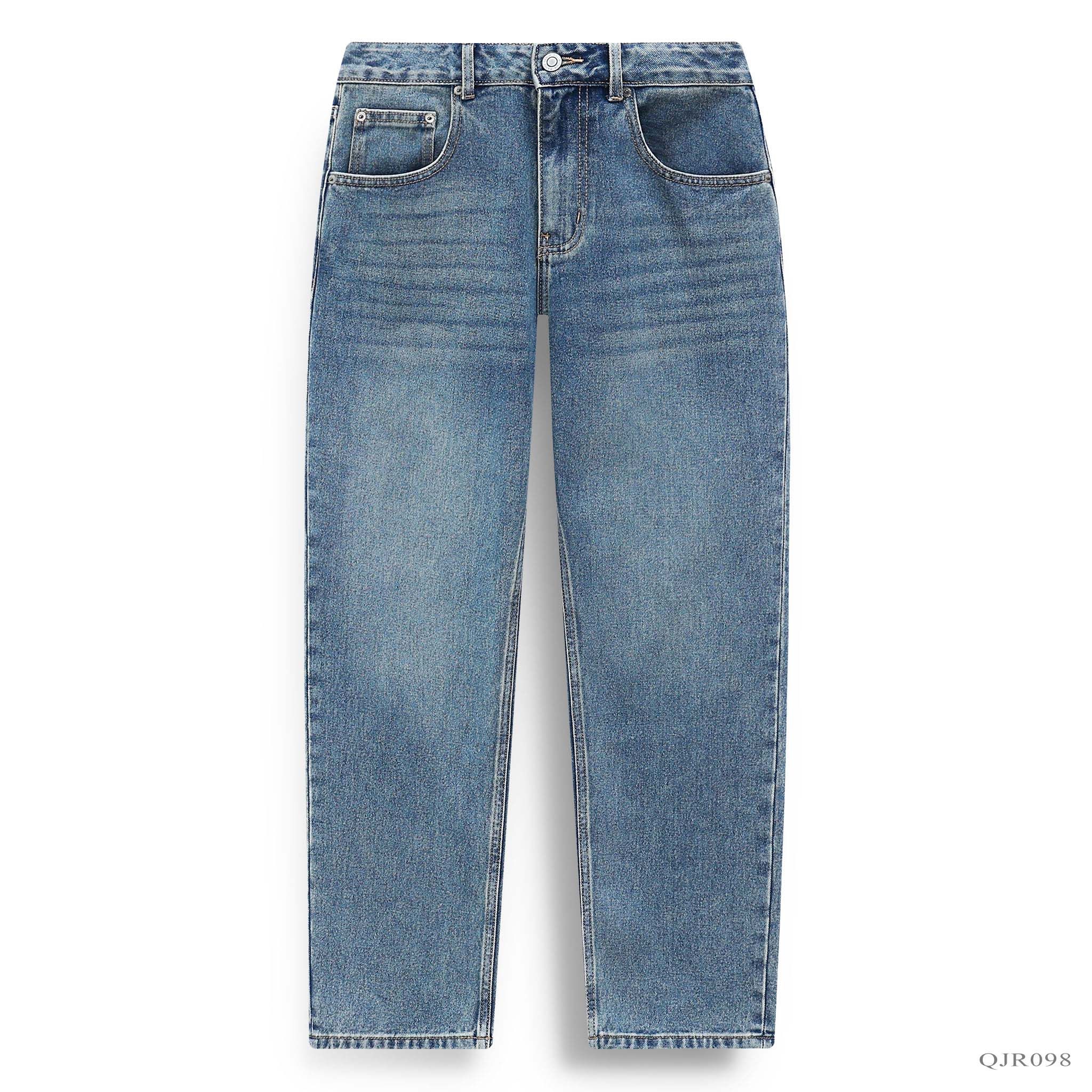  Quần jean Relaxed basic blue wash - 098 
