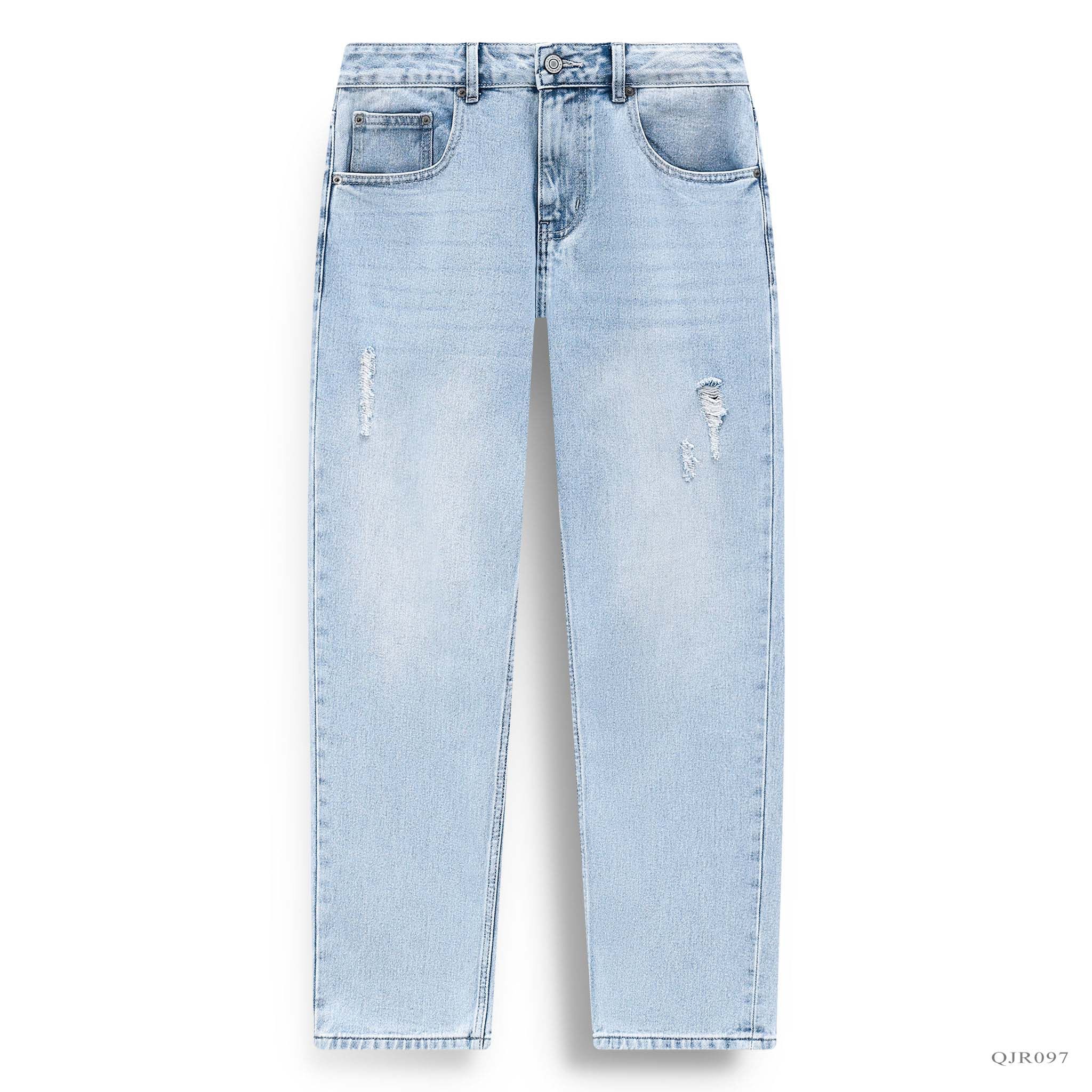  Quần jean nam Light blue ripped - 097 