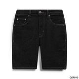  Quần short jean đen muối tiêu - 010 