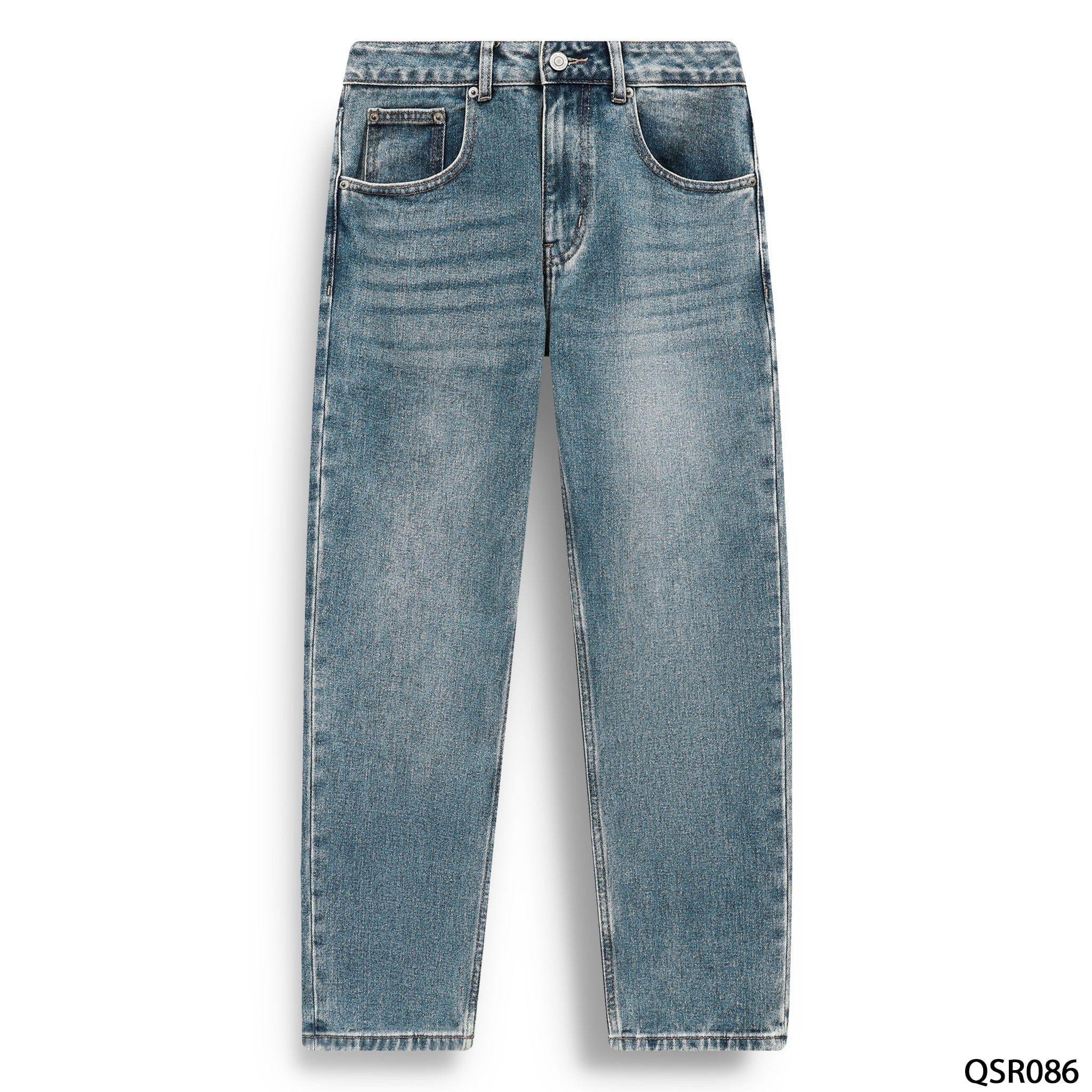 Quần jean Relaxed Xanh Wash - 086 