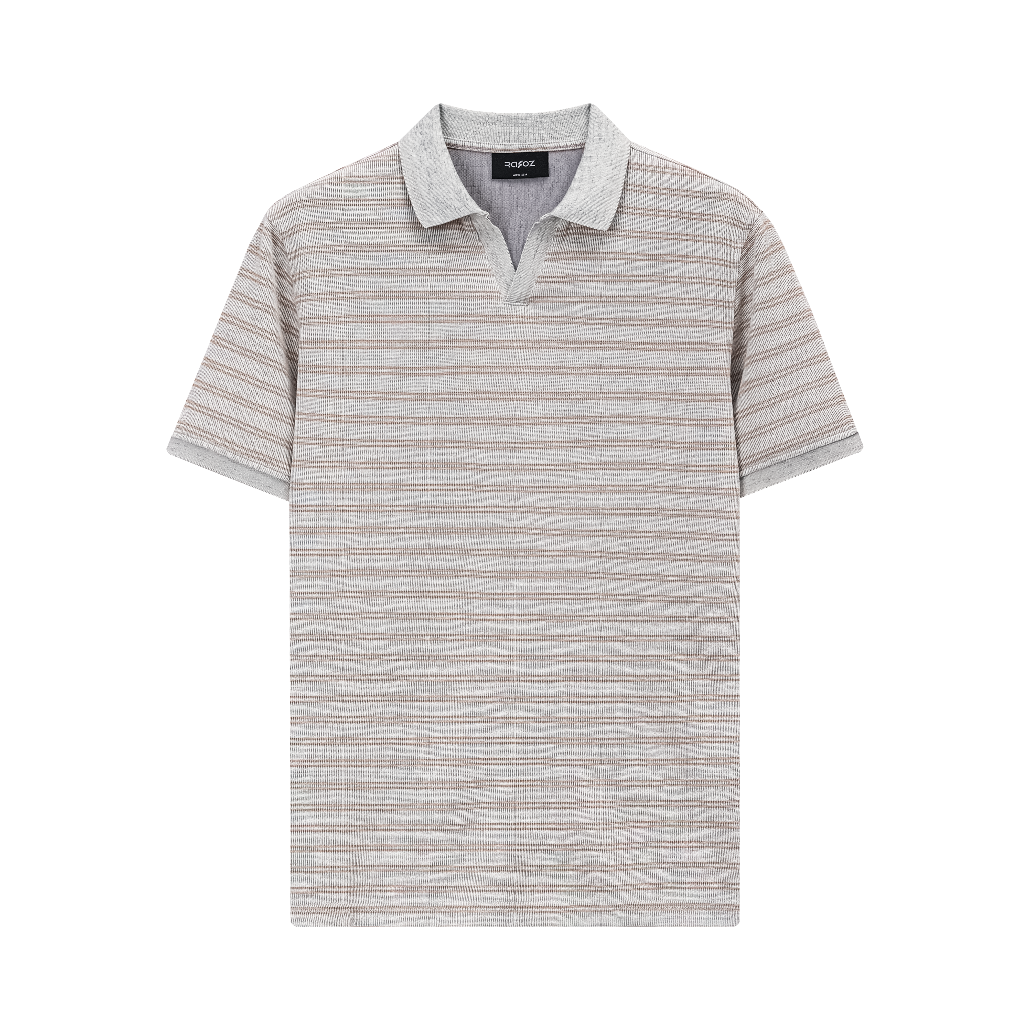  Áo polo V neck Horizontal stripe - 041 
