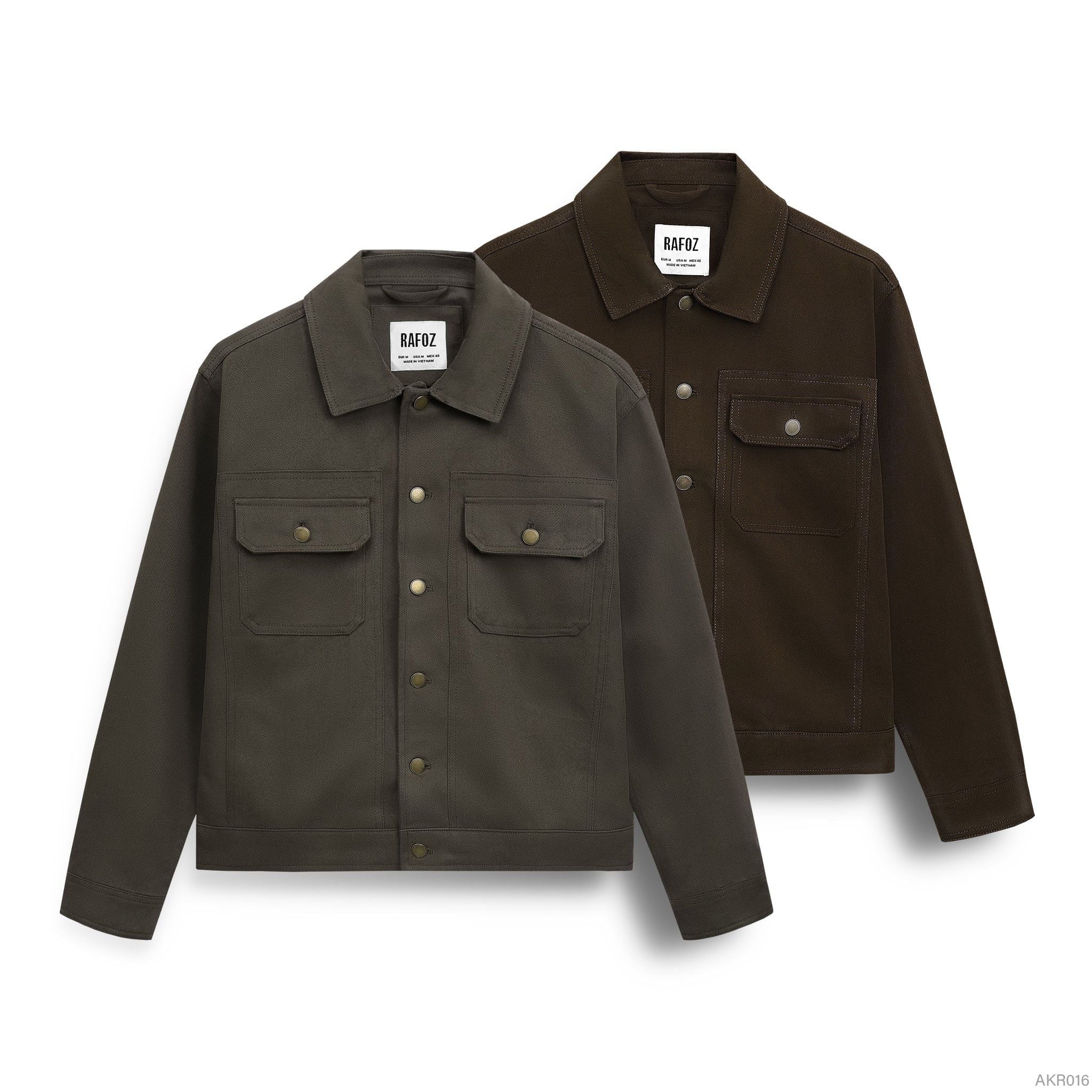  Áo khoác kaki cổ bẻ - 016 