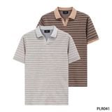  Áo polo V neck Horizontal stripe - 041 
