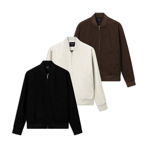  Áo khoác bomber kaki basic - 035 