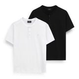  Áo thun henley RAFOZ Basic - 067 