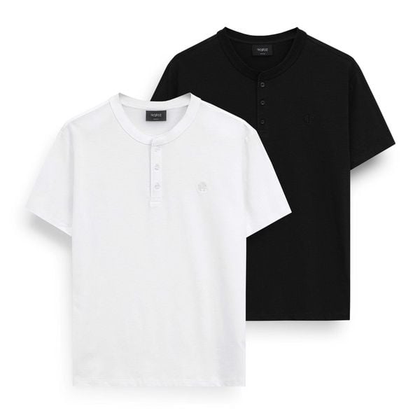  Áo thun henley RAFOZ Basic - 067 