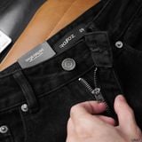  Quần jean Relaxed black wash - 087 