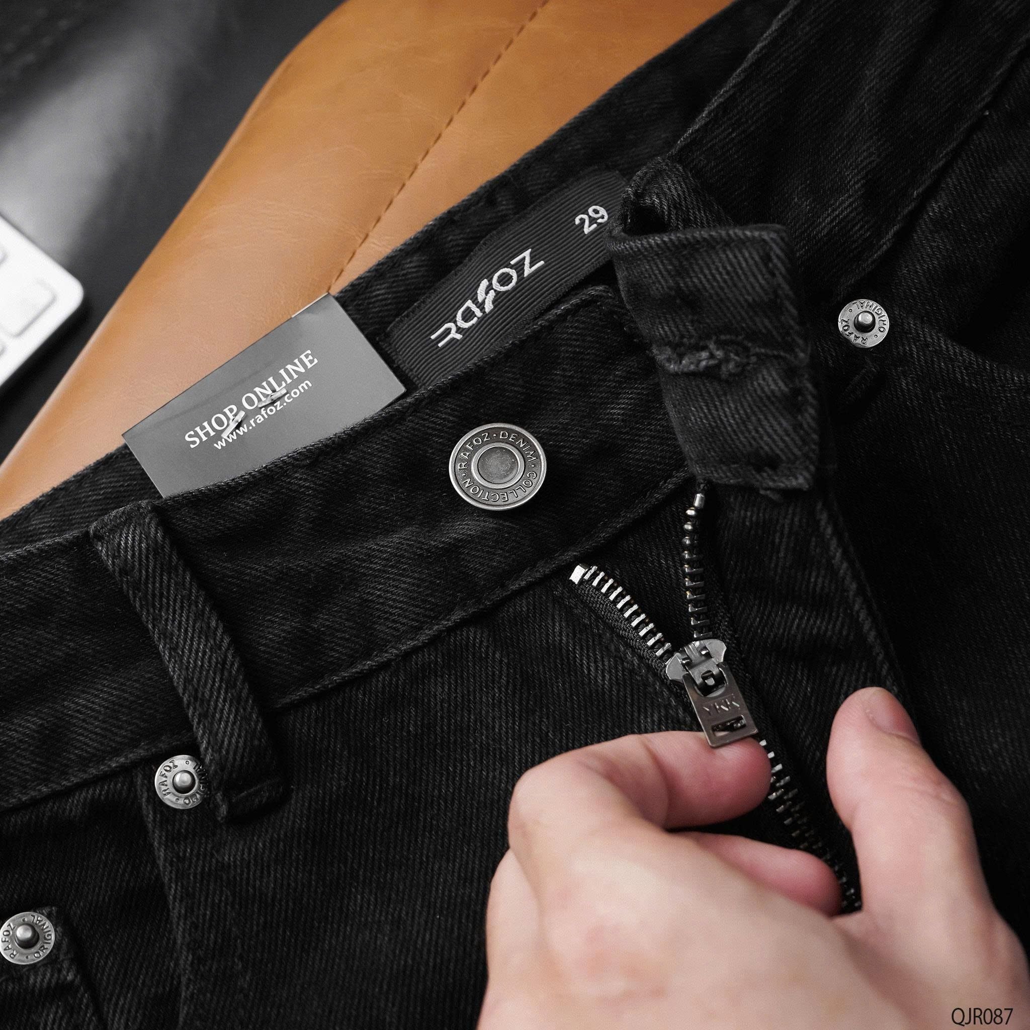  Quần jean Relaxed black wash - 087 