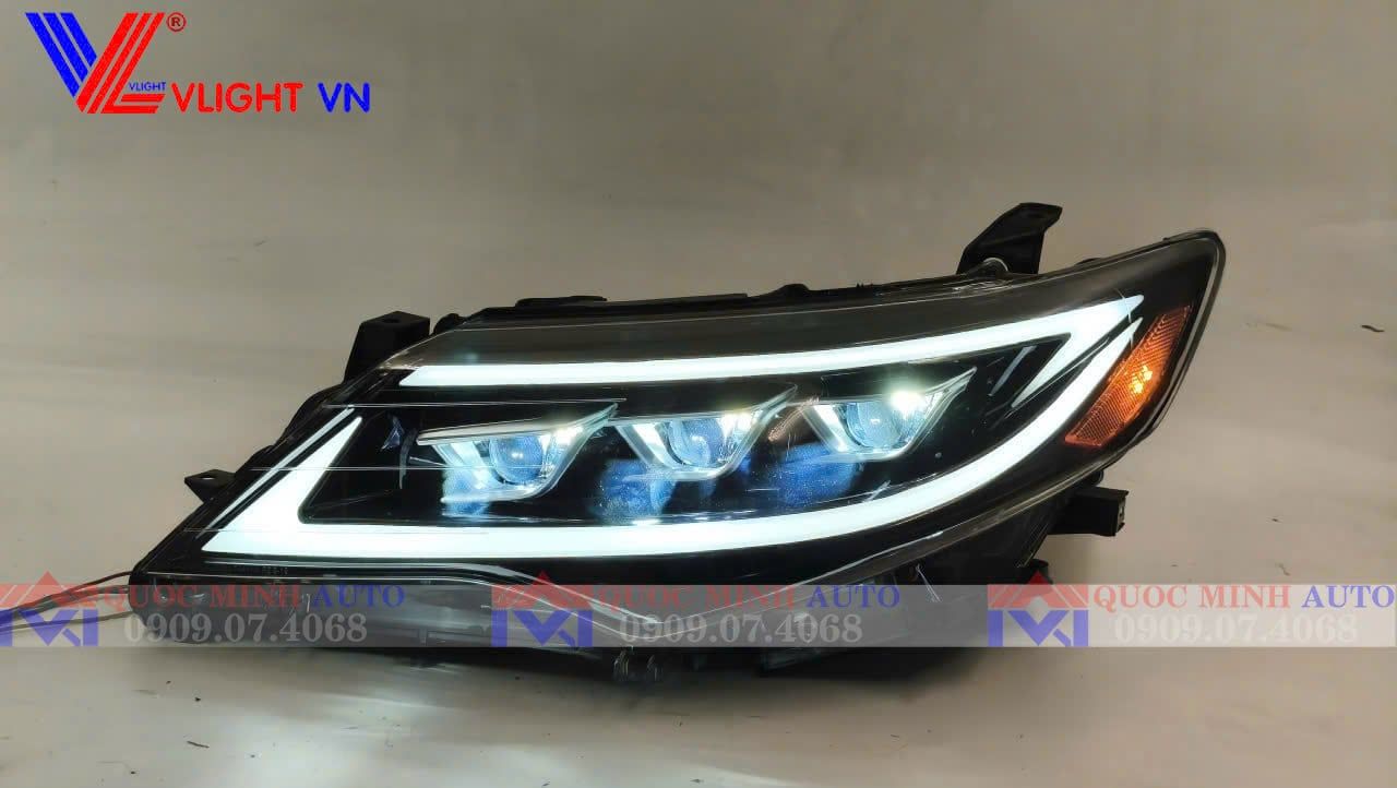  Đèn pha cho Toyota Camry Mỹ 2012 full led (1 bộ 2 cái gắn cho 1 xe) 