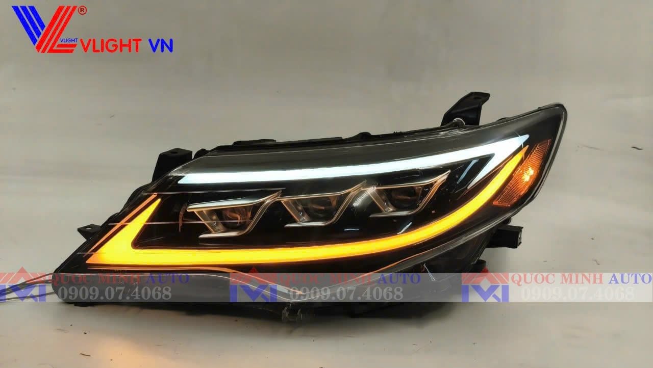  Đèn pha cho Toyota Camry Mỹ 2012 full led (1 bộ 2 cái gắn cho 1 xe) 