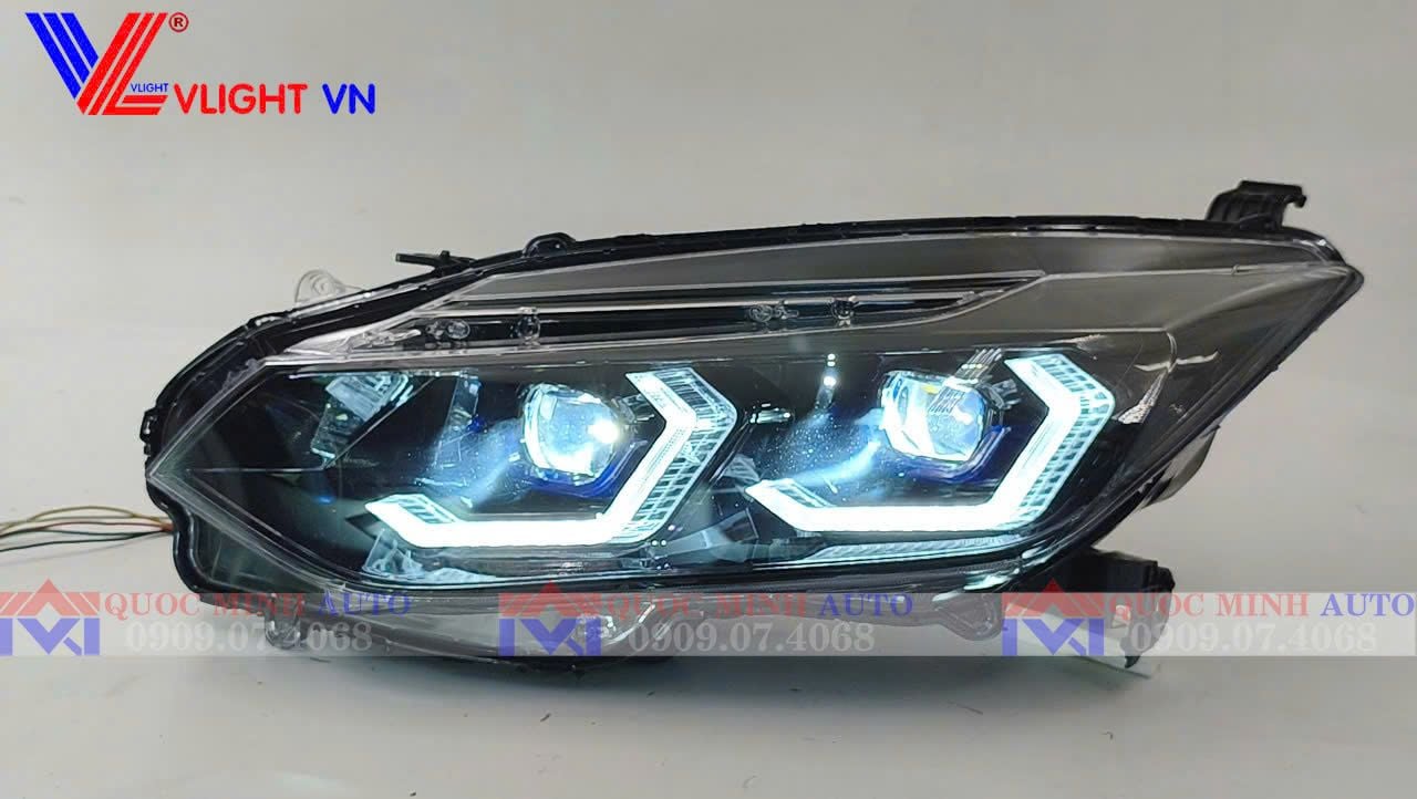  Đèn pha cho Honda City 2017 mẫu BMW full led (1 bộ 2 cái gắn cho 1 xe) 