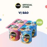  Sữa chua thanh trùng trẻ em với đào Fruttis Kid 