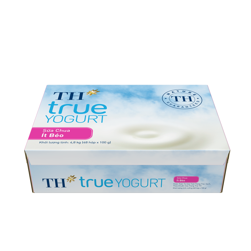  Sữa Chua Ít Béo TH true YOGURT 100gx48 hộp 