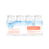  Lốc Sữa Uống Lên Men Hương Đào Tự Nhiên TH true YOGURT PROBIOTICS 85 ml 