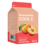  Thức Uống Sữa Chua Lên Men Đào Dalatmilk Cool C 450 ml 