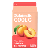  Thức Uống Sữa Chua Lên Men Đào Dalatmilk Cool C 450 ml 
