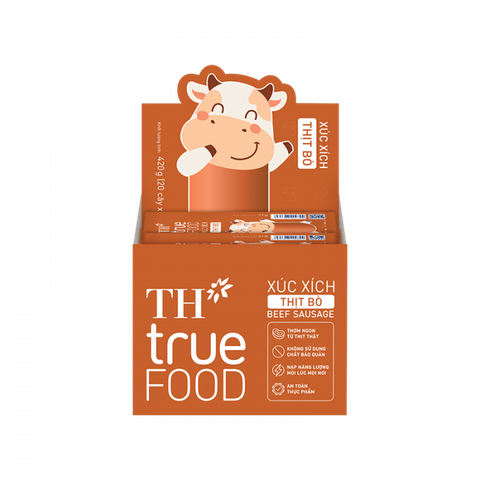 Hộp Xúc Xích Thịt Bò TH true FOOD 420 g 