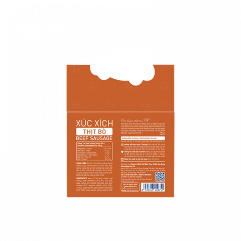  Hộp Xúc Xích Thịt Bò TH true FOOD 420 g 