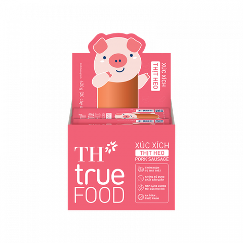  Hộp Xúc Xích Thịt Heo TH true FOOD 420 g 