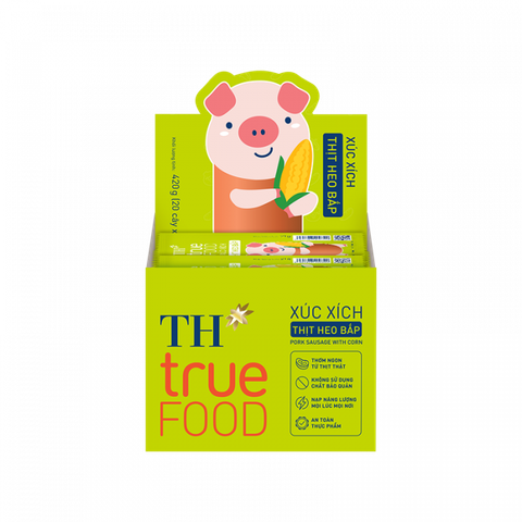  Xúc Xích Thịt Heo Bắp TH true FOOD 420 g 