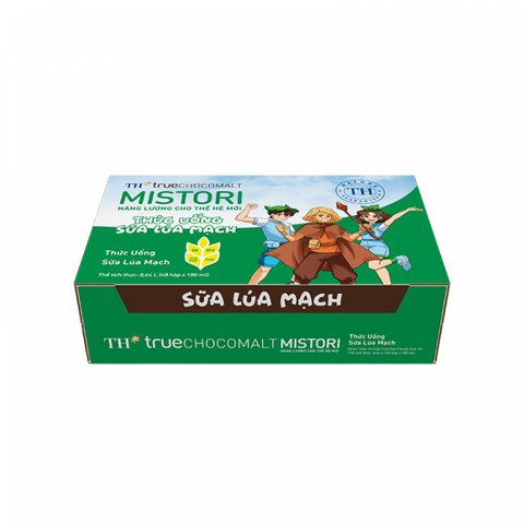  Thùng 48 Hộp Thức Uống Sữa Lúa Mạch Có Yến mạch TH true CHOCOMALT MISTORI 180 ml 