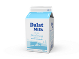  Sữa Tươi Thanh Trùng Nguyên Chất Dalat Milk 180ml 