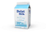  Sữa Tươi Thanh Trùng Nguyên Chất Dalat Milk 450ml 