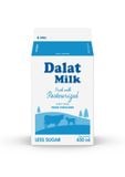  Sữa Tươi Thanh Trùng Ít Đường Dalatmilk 450 ml 