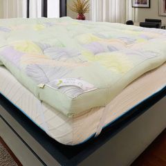 TOPPER LÓT NỆM MODAL LÁ XANH