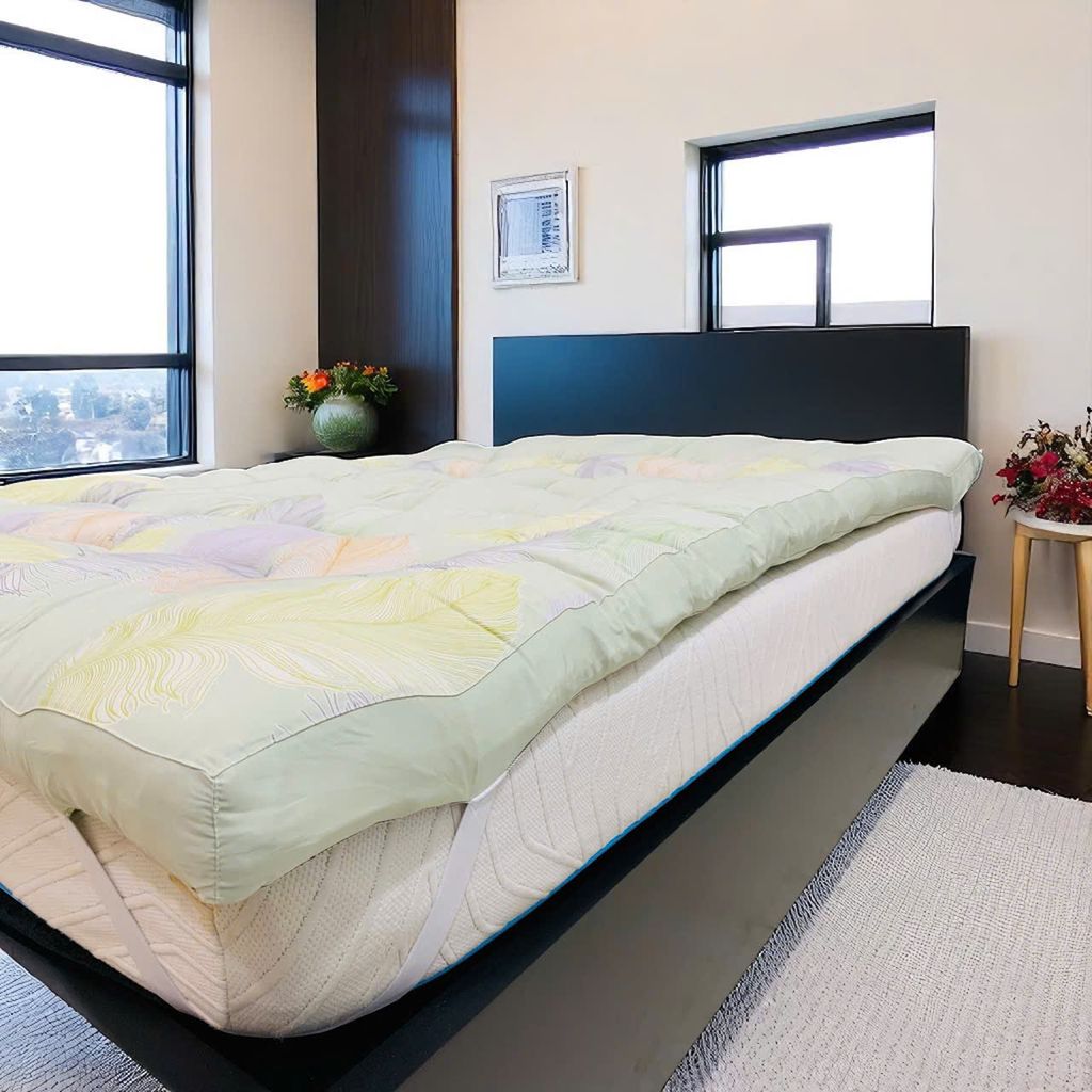 TOPPER LÓT NỆM MODAL LÁ XANH