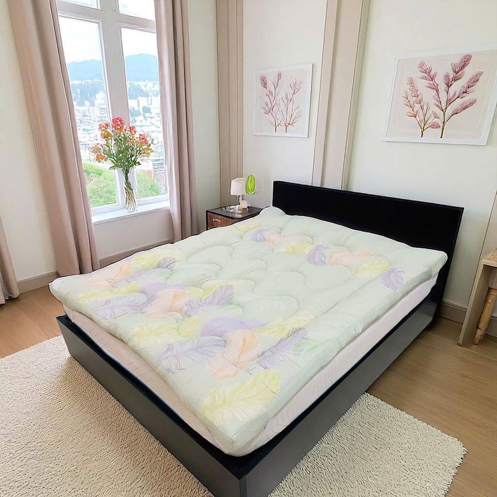 TOPPER LÓT NỆM MODAL LÁ XANH