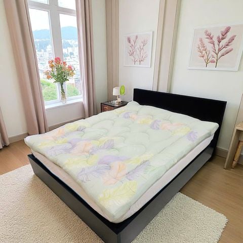 TOPPER LÓT NỆM MODAL LÁ XANH