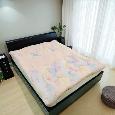 TOPPER LÓT NỆM MODAL LÁ HỒNG
