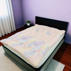 TOPPER LÓT NỆM MODAL LÁ HỒNG