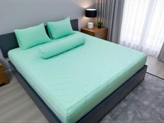 Ga giường vải LỤA LẠNH - MÀU TRƠN