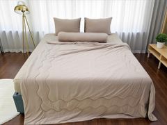 Ga giường vải LỤA LẠNH - MÀU TRƠN