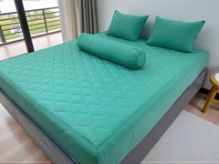 Ga giường vải LỤA LẠNH - MÀU TRƠN