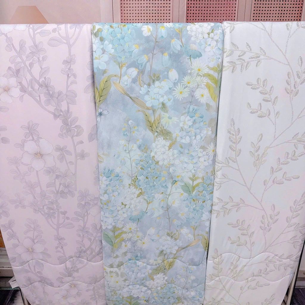 Ga giường vải LỤA LẠNH - HỌA TIẾT