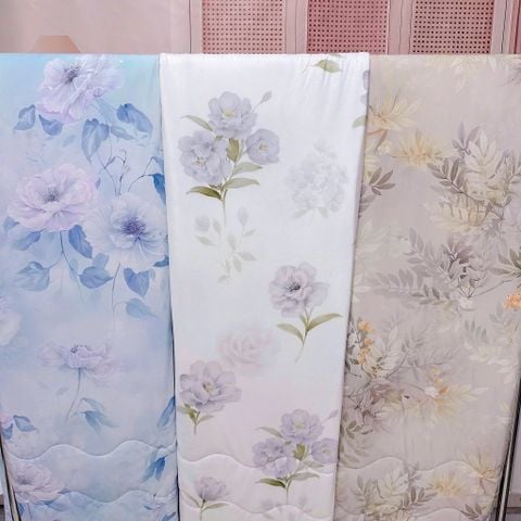 Ga giường vải LỤA LẠNH - HỌA TIẾT