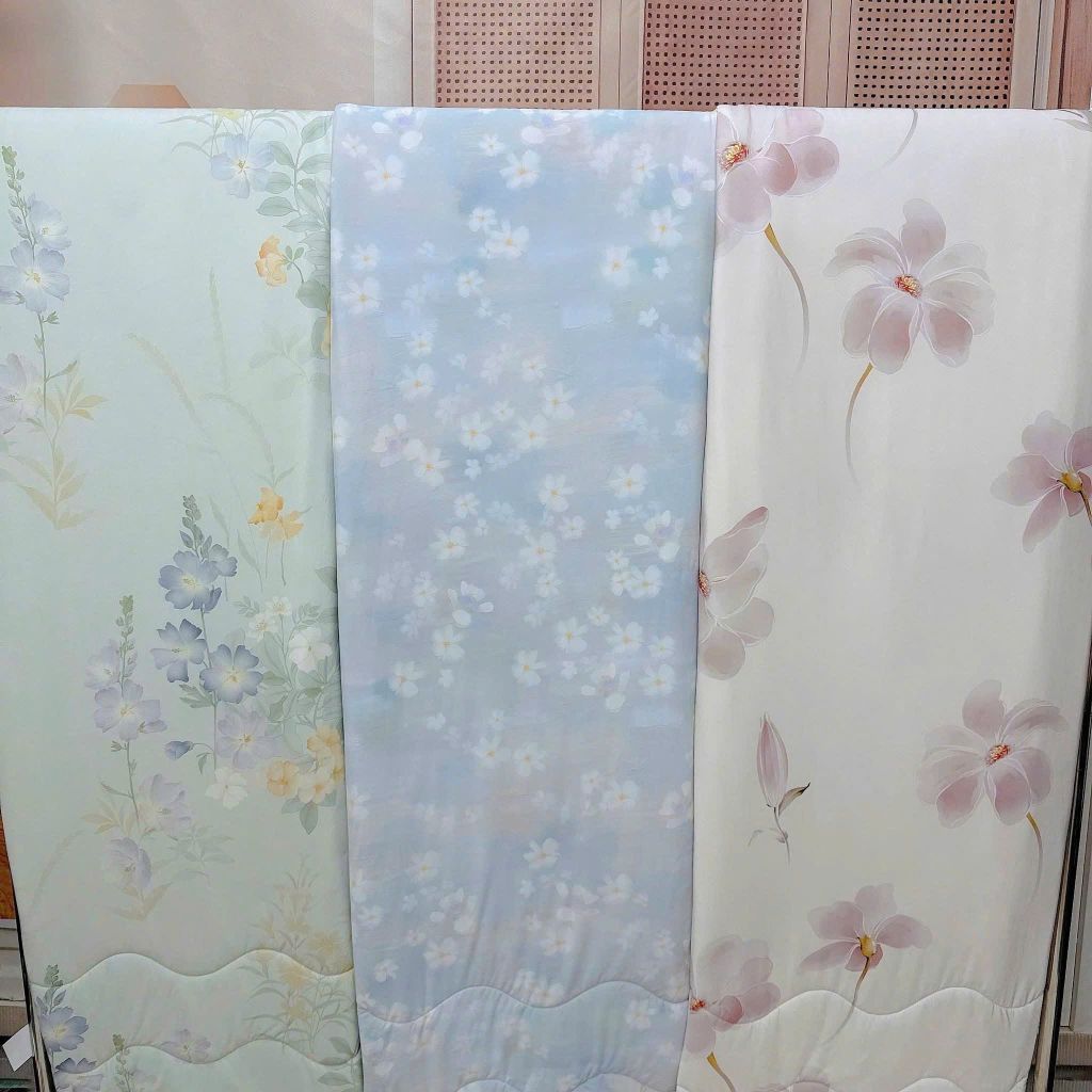 Ga giường vải LỤA LẠNH - HỌA TIẾT