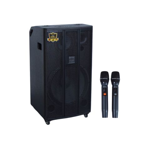 Loa kéo Arirang MK1 MAX, Công suất 300W-1200W, Bass 40cm, 2 Micro 