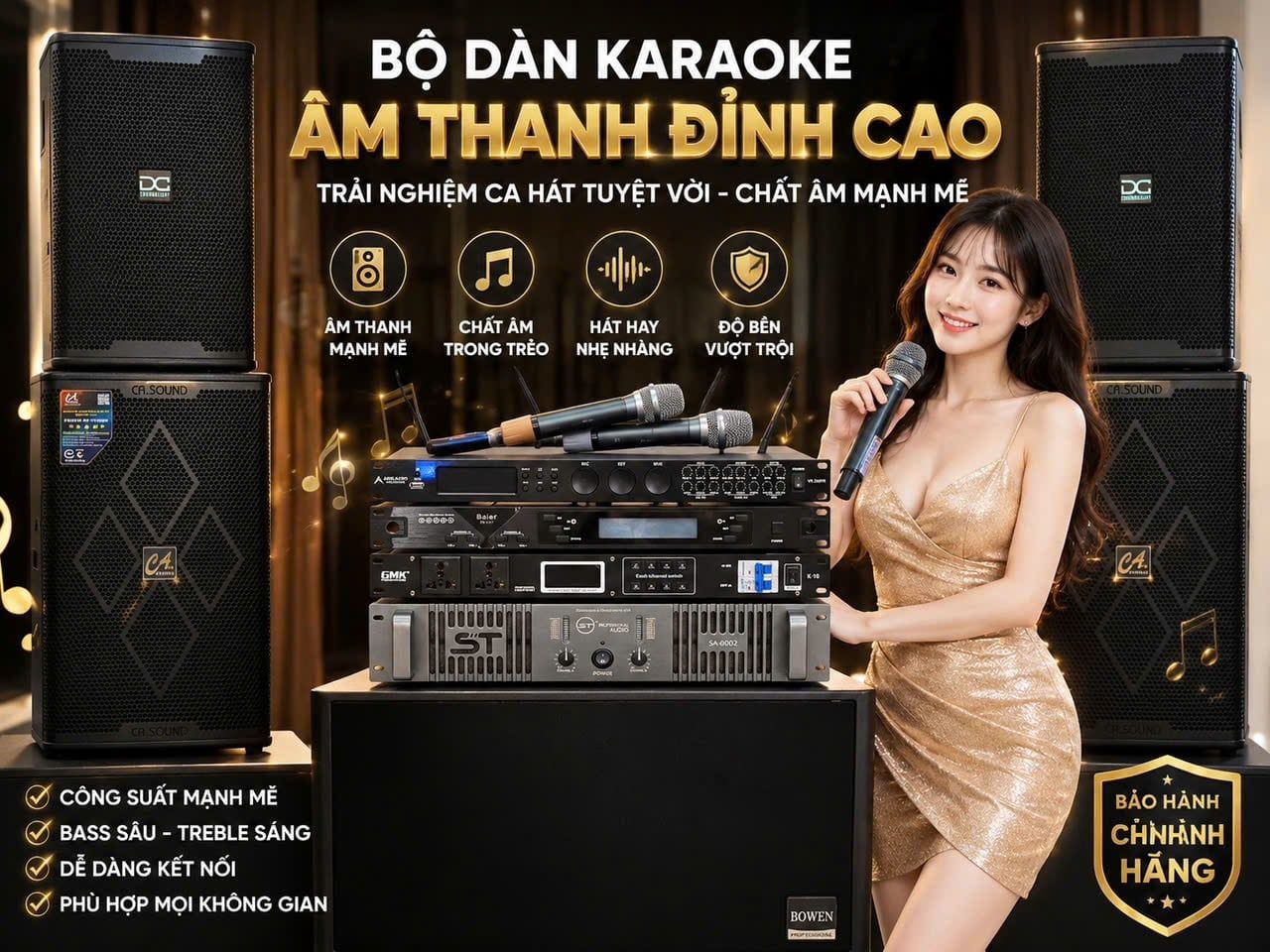  BỘ DÀN KARAOKE ÂM THANH ĐỈNH CAO – HÁT CỰC HAY, CHÁY MỌI CUỘC VUI! 