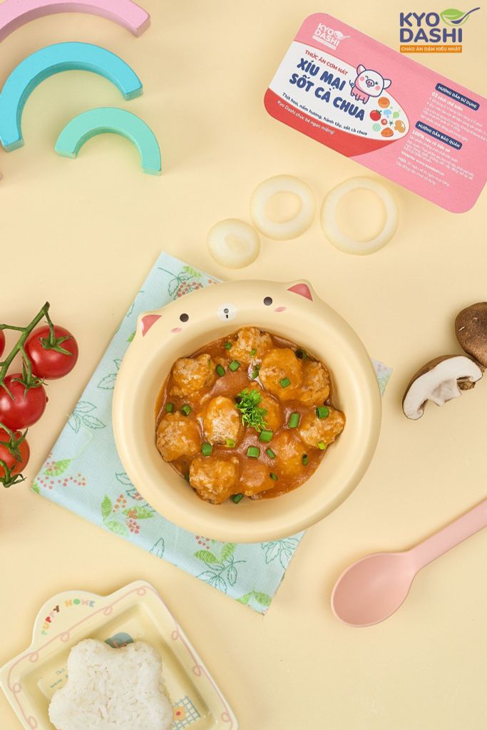  Xíu mại sốt cà chua 