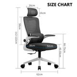  Ghế Công Thái Học TD418 – Tựa Đầu, 2 Lưng Đệm Lưới Đỡ Cột Sống, Tay Ghế Điều Chỉnh 