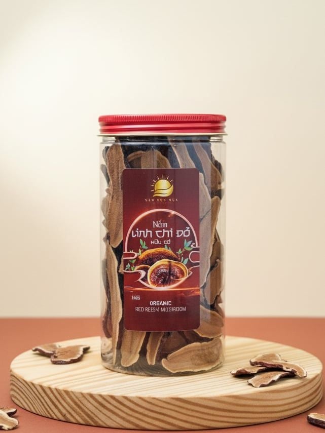 Nấm Linh Chi Đỏ - 100% Nấm Thiên Nhiên, Nguyên Chất, Dược Tính Tối Ưu