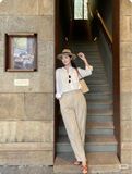  Quần Linen ZARA 0528212 G10T3T 