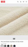  Áo khoác lông cừu UNIQLO 0832524 G8T3 DK 